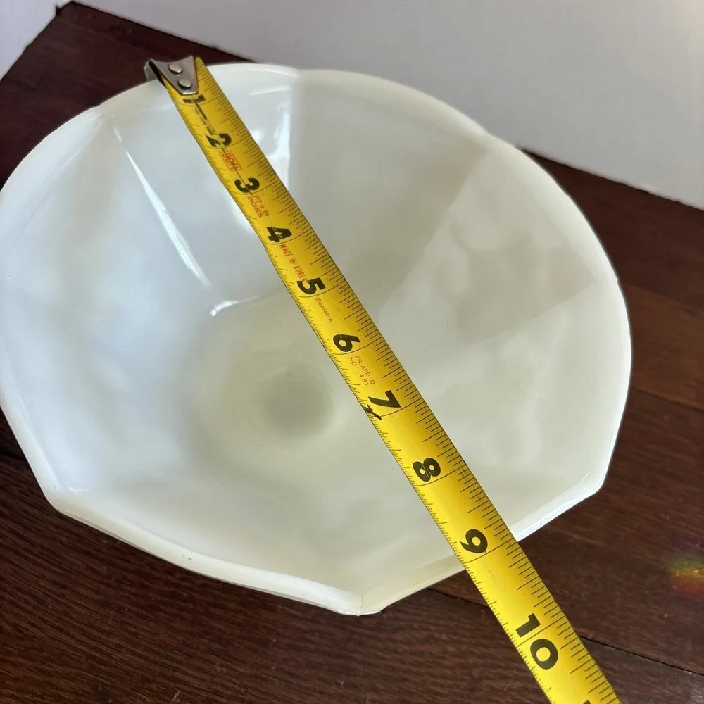 Vintage Harvest Grape Milk Glass Indiana Colony Compote Pedestal Fruit Dish Bowl